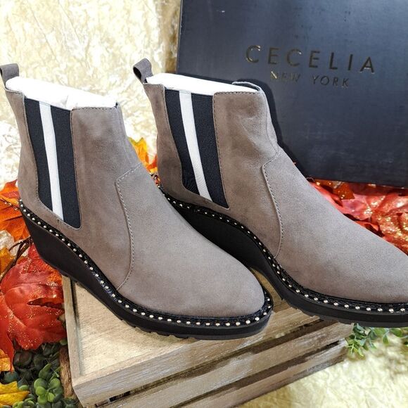Cecelia Leather Gemma Ankle Studded  Boots several colors to choose from - Picture 14 of 16